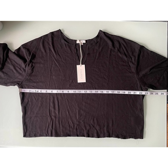 Z Supply Alpine Marled Pullover in Black Size XS - Picture 9 of 10